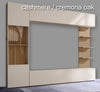 LAZANDO TV Wall Unit 250cm LED Cabinet Set Modern Living Room Storage