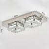 20-100cm Flush Mount Modern Square Ceiling Chandelier Crystal Light Lamp Pendant