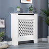 White Radiator Cover Cabinet Small Large Modern MDF Slat Wood Grill Furniture
