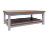 Oak Shaker Coffee Table with Shelf – Handmade Rustic Living