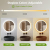 LED Bathroom Mirror with 3 Mode Lights Demister Illuminate Touch Sensor Anti-fog