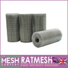 The Mesh Company Galvanised Rat Mesh Roll | Rodent Proofing Welded RatMesh Roll