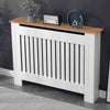 White Radiator Cover Cabinet Small Large Modern MDF Slat Wood Grill Furniture