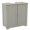 Priano Freestanding Bathroom Cabinet Unit Grey Vanity Cupboard Storage Unit