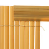 Bamboo Slat Natural Garden Fencing Privacy Screen Fence Panel Roll Green Yellow