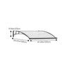 Door Canopy Awning Shelter Outdoor Porch Patio Front Back Window Roof Rain Cover