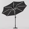 3M Solar Power LED Lights Parasol Outdoor Umbrella Sun Shade Canopy Garden