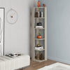Nati Corner Bookcase – 5-Tier Freestanding Shelf Unit, 161cm High, 11 Colours