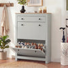 3 Drawers Shoes Cabinet Storage Shoe Rack Wooden Stand Cupboard Unit Organiser