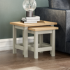 Nest of 2 Tables Side End Square Modern Table Set Living Room Display