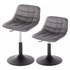 1/2/4x Adjustable Breakfast Bar Stool Gas Lift Swivel Velvet Padded Barstool Pub