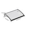 Door Canopy Window Awning Rain Shelter Front Back Porch Outdoor Patio Roof Cover