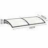 Door Canopy Window Awning Rain Shelter Front Back Porch Outdoor Patio Roof Cover