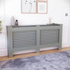 White Radiator Cover MDF Small Large Modern Wood Slat Grill Cabinet Furniture