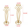 50-100CM Gold Geometric Plinth Flowers Stand Pedestal Wedding Decor Centrepiece