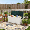 Large Outdoor Storage Box Garden Patio Plastic Chest Lid Container Multibox Shed