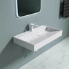 Modern Bathroom Wash Basin Sink Stone Resin Countertop Wall Hung Full Size Range