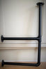 Shelf Industrial Steel pipe Wall Floating Storage Shelving Unit 2 - 4.5 Tiers