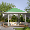 4x4M Pop Up Garden Gazebo Outdoor Party Tent Canopy With Sides Heavy Duty