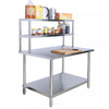 Stainless Steel Commercial Catering Table Work Bench Food Prep Kitchen Shelf UK