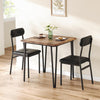 Dining Table Set with 2/4 Chairs, Modern Design for Kitchen, Home, Patio, Garden