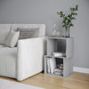 Modern Side Sofa Couch Small End Table Rustic Coffee Narrow Slim Furniture Unit