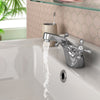 Traditional Bathroom Sink Basin Mixer, Bath Filler, Shower Tap Chrome Hamilton