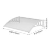 Door Canopy Window Awning Rain Shelter Front Back Porch Outdoor Patio Roof Cover