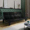 3 Seater Folding Sofa Bed Upholstered Couch Futon Settee Love Seat Plastic Legs
