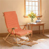 Deck Chair Folding Reclining Bed In/Outdoor Chaise Lounger Cushion Mat SeatCover