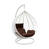Hanging Rattan Egg Chair Garden Swing Chairs Patio Indoor Outdoor With Cushions