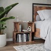 Modern Side Sofa Couch Small End Table Rustic Coffee Narrow Slim Furniture Unit