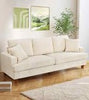 3/4 Seater Corduroy Sofa Jumbo Cord Modern Sofa Couch Seats with 2 Pillows Soft