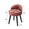 Bedroom Padded Seat Vanity Chair Makeup Stool Dressing Table Velvet Pouffe Chair
