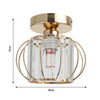 Rustic Flush Mount Ceiling Lantern Light Lampshade Pendant Lamp Hallway Bedroom