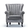 Fireside Armchair Chesterfield High Wing Back Chair Lounge Tub Queen Anne Sofa