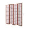 Room Divider Wall Solid Wood Screen 3/4/6 Panel Folding Partition Privacy Screen