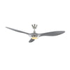 52" Ceiling Fan Chandelier Light 3 Color LED Remote Control Reverse/Timer/6Speed