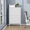 Metal Filing Cabinet with 2/4 Door Office File Storage Cupboard Adjustable Shelf