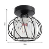 Rustic Flush Mount Ceiling Lantern Light Lampshade Pendant Lamp Hallway Bedroom