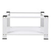 Washing Machine Stand Dryer Laundry Pedestal Raiser Feet Pads Floor Metal White