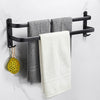 2/3 Tier Aluminum Basket Shower Rack Bathroom Storage Shelf Towel Rail Holder