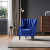 Leisure Single Sofa Armchair Modern Wing Back Chesterfield Button Accent Chair