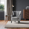 Leisure Single Sofa Armchair Modern Wing Back Chesterfield Button Accent Chair