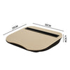 Wood Desk Portable Laptop Desk Tray Knee Pillow Table Ipad Slot Writing Table
