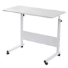 Mobile Over Bed Chair Table Overbed Height Adjustable Laptop Tray Stand PC Desk