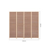 Room Divider Wall Solid Wood Screen 3/4/6 Panel Folding Partition Privacy Screen