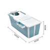 Folding Bathtub Water Tub Adult Children Kids Spa Soaking Sauna SPA Bath Tub Lid