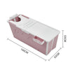 Folding Bathtub Water Tub Adult Children Kids Spa Soaking Sauna SPA Bath Tub Lid