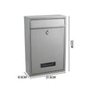 Large Standing Lockable Parcel Delivery Box Letter Post Drop Box Mailbox Outdoor